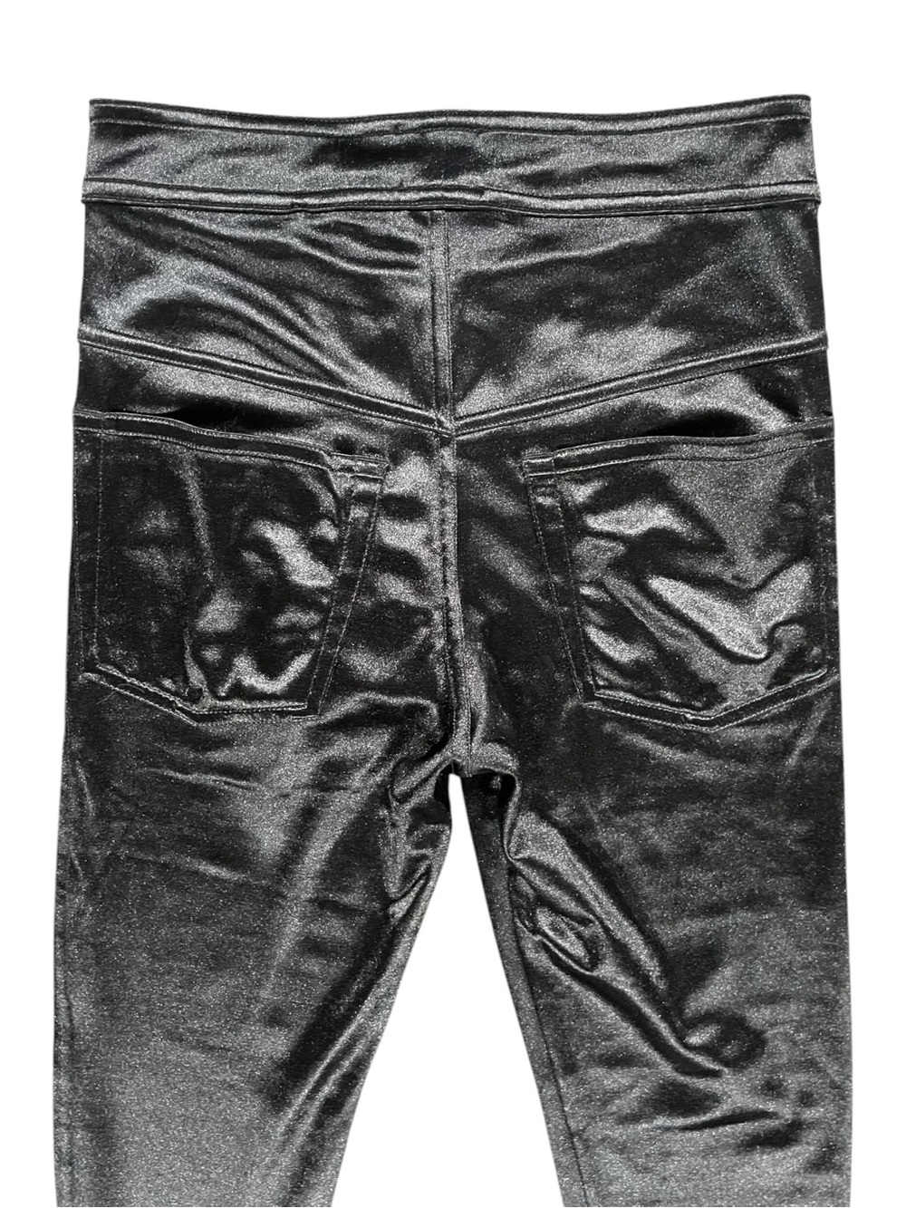 ISABEL MARANT Erna Metallic Satin Stretch Skinny Pants US 2 XS - Picture 8 of 15